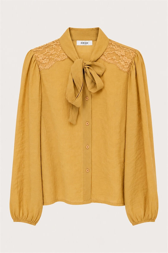 CAMICIA CON FIOCCO + PIZZO