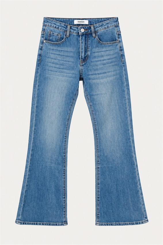 JEANS FLARE LAVAGGIO MEDIO