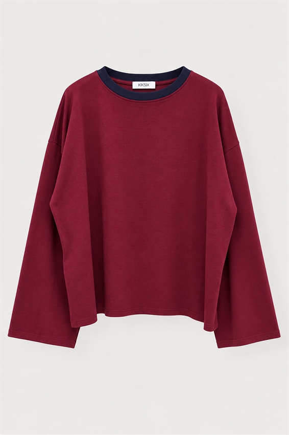 T-SHIRT OVER COLLO A COSTE