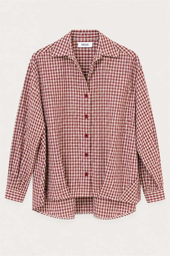 CAMICIA CON PIEGHE FONDO