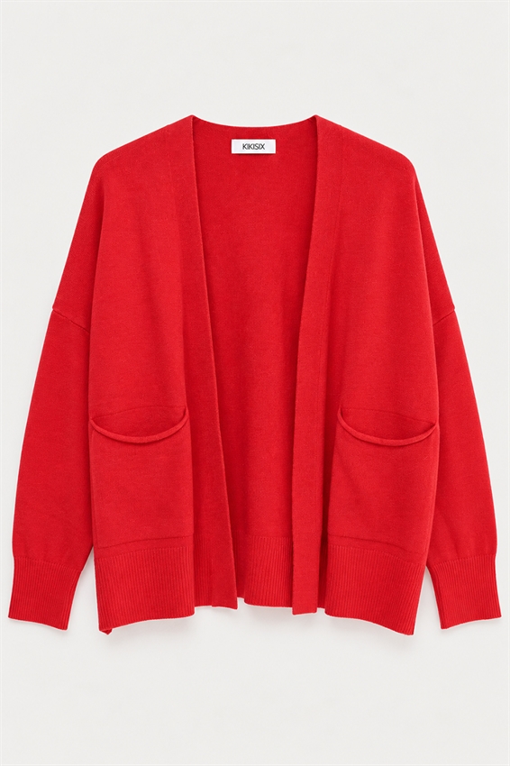 CARDIGAN A 2 TASCHE