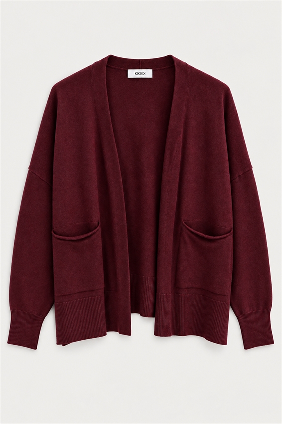 CARDIGAN A 2 TASCHE