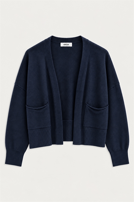 CARDIGAN APERTO CON TASCHE