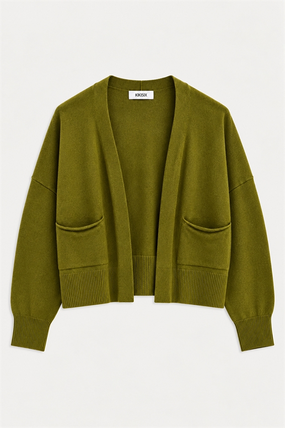 CARDIGAN APERTO CON TASCHE