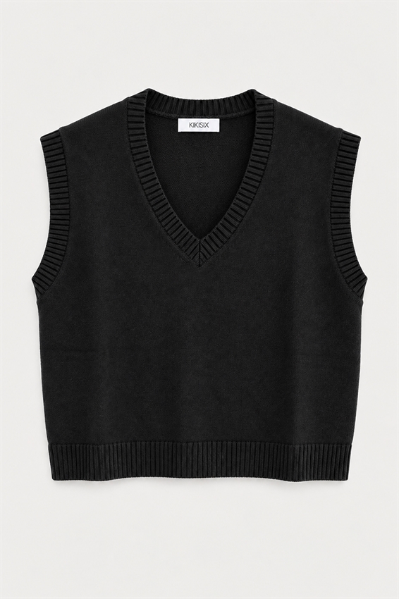 GILET CROP SCOLLO V