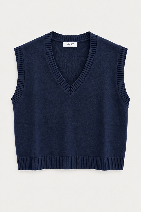 GILET CROP SCOLLO V