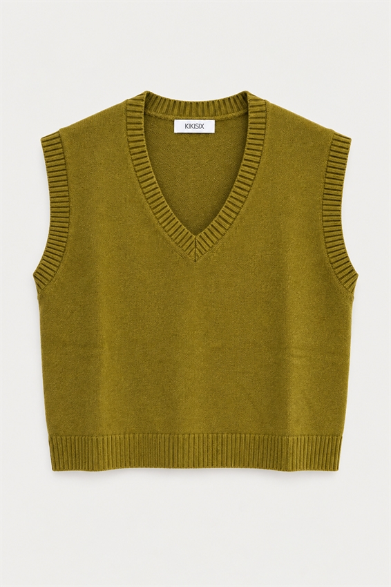 GILET CROP SCOLLO V