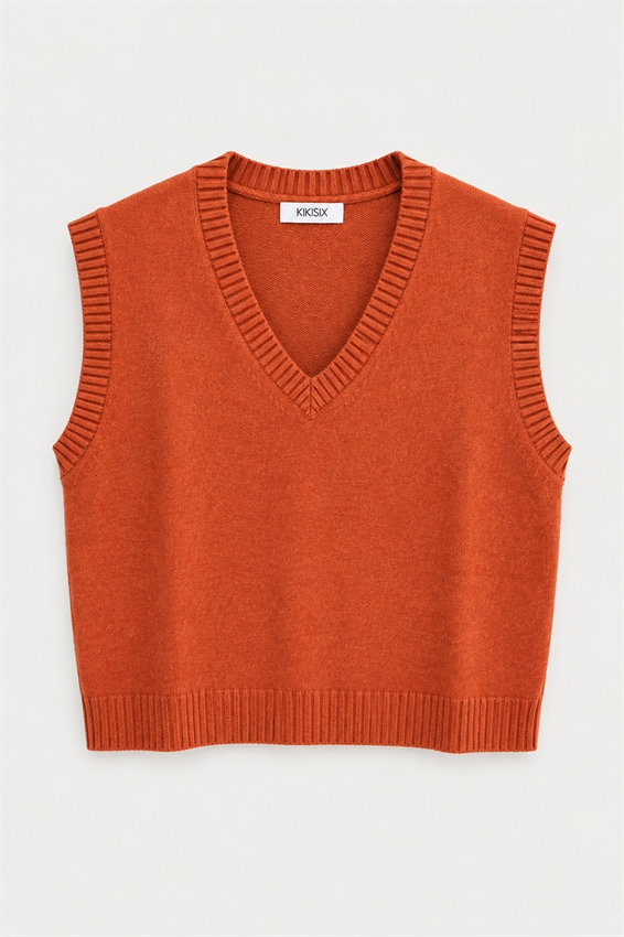 GILET CROP SCOLLO V