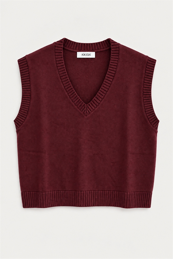GILET CROP SCOLLO V