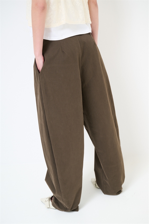 PANTALONE DRITTO CON PIEGA DAVANTI MORO