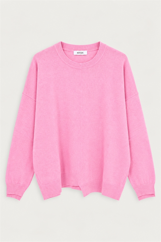 MAGLIA PARICOLLO ASIMMETRICA CON TAGLIO
