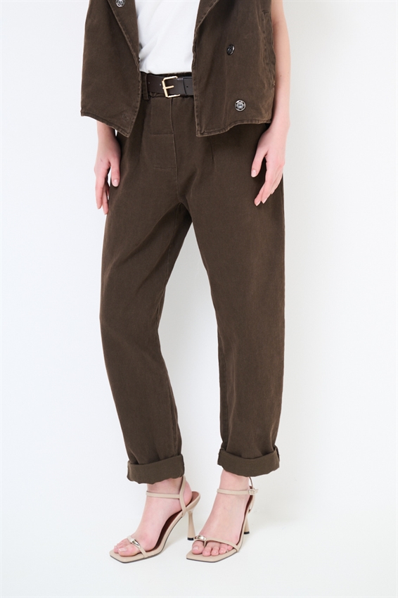 PANTA CHINOS FILETTI + BOTTONI MORO