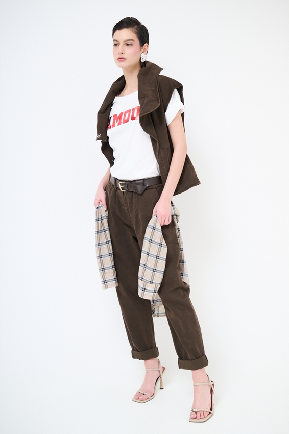 PANTA CHINOS FILETTI + BOTTONI MORO