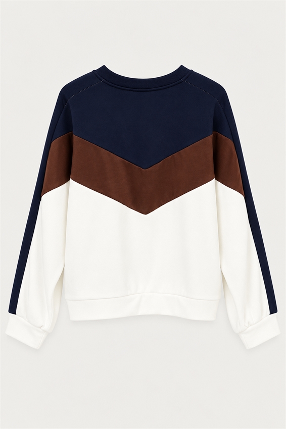 FELPA PARICOLLO COLOR BLOCK