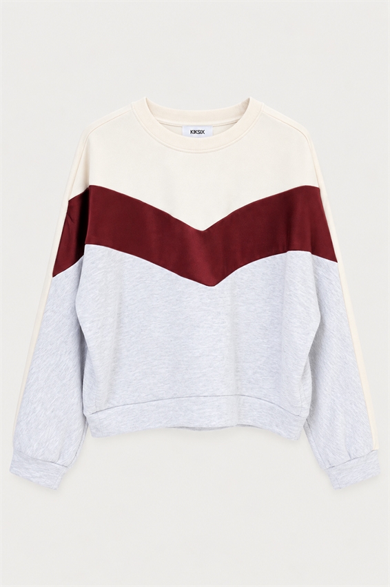 FELPA PARICOLLO COLOR BLOCK