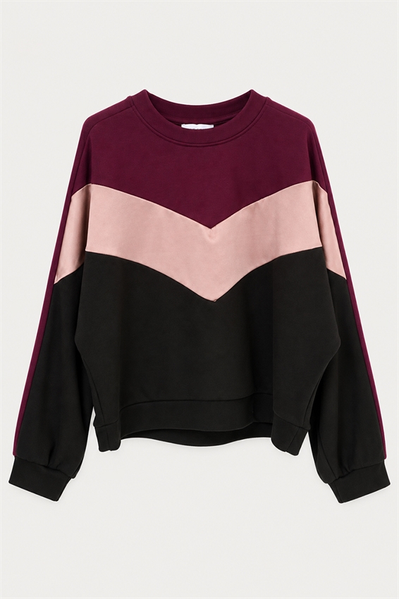 FELPA PARICOLLO COLOR BLOCK