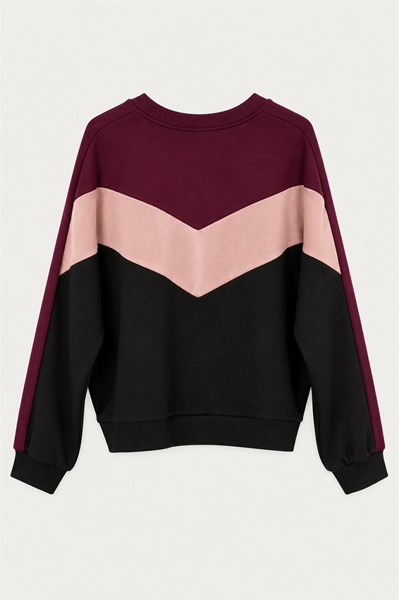 FELPA PARICOLLO COLOR BLOCK