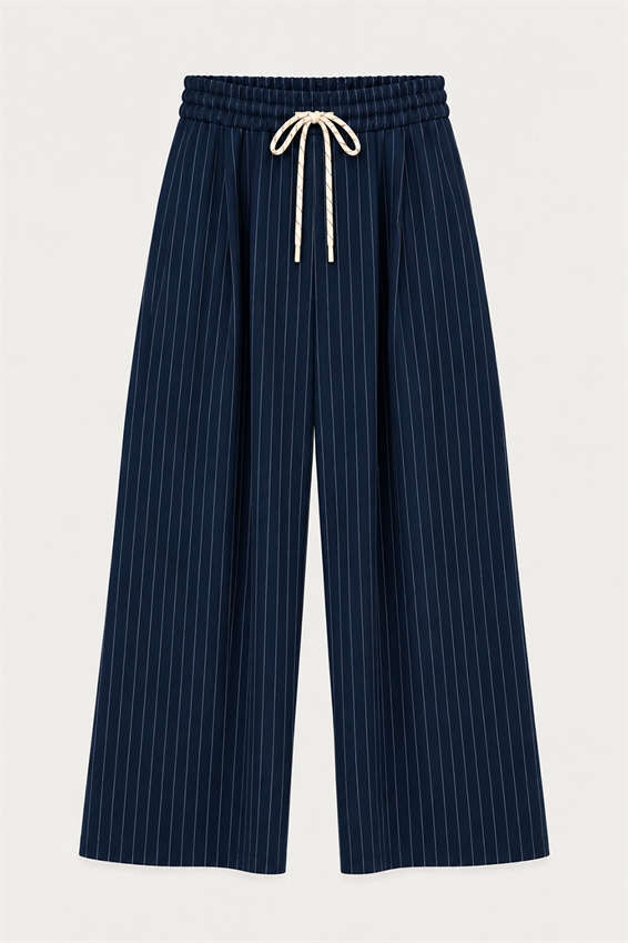 PANTALONE PALAZZO CON ELASTICO