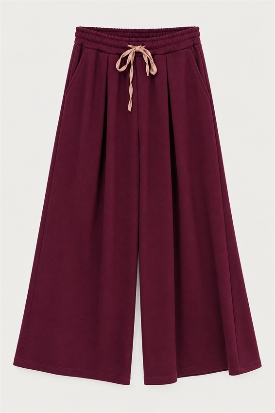 PANTALONE FELPA LACCIO RASO