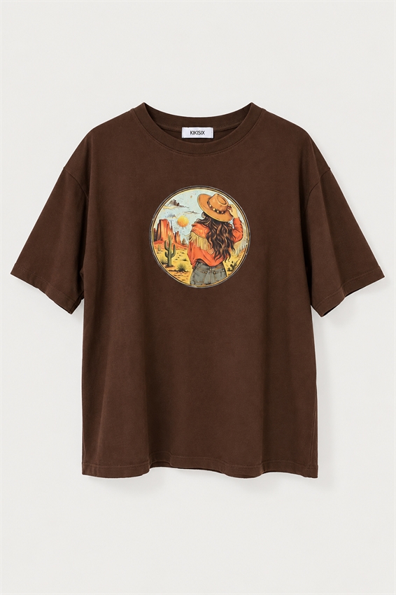 T-SHIRT STAMPA WEST