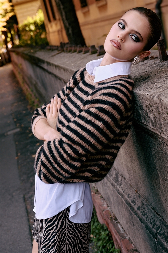 MAGLIA RIGA ALPACA+MOHAIR