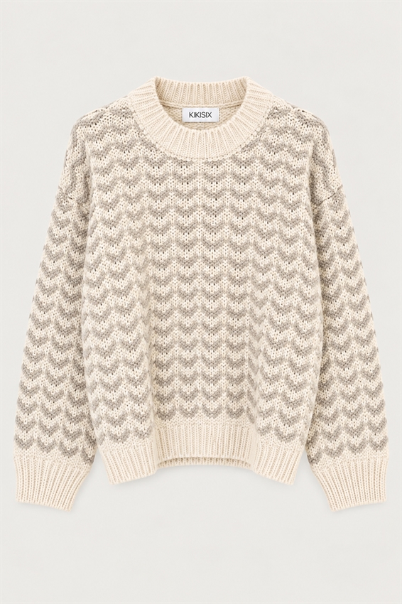 MAGLIA PARICOLLO TRECCIA
