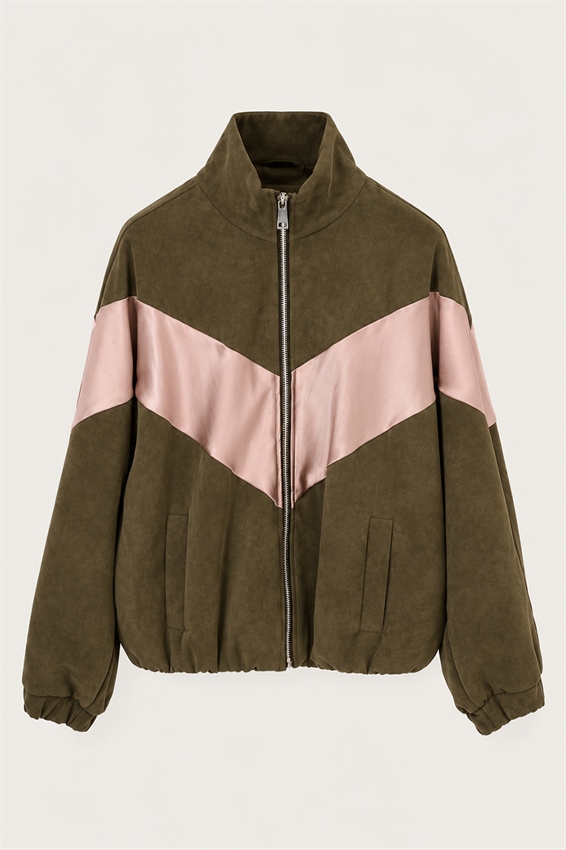 BOMBER COLOR BLOCK