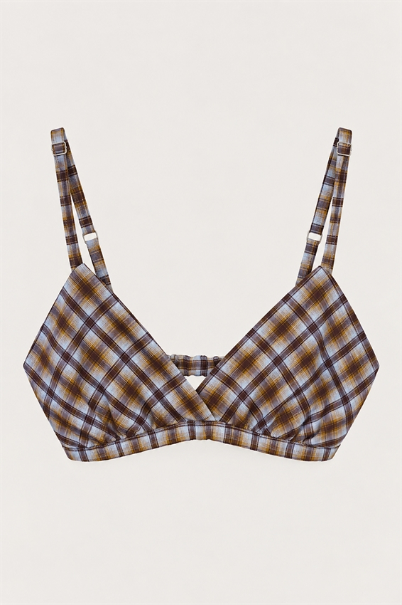 CAMICIA QUADRO + BRALETTE