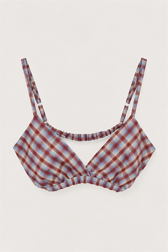 CAMICIA QUADRO + BRALETTE