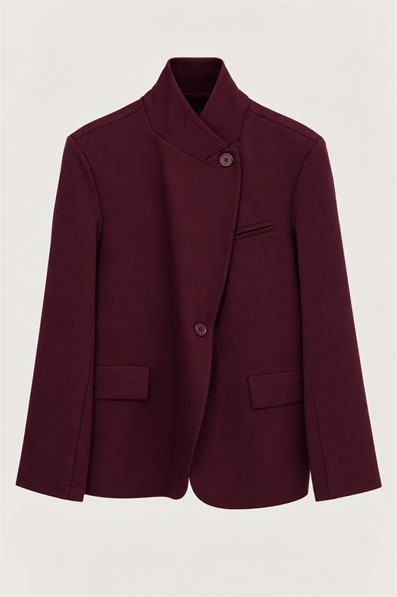 GIACCA ABBOTTONATURA LATERALE SLIM
