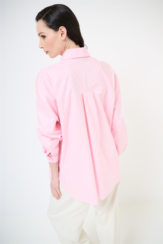 CAMICIA CON TASCHINO E RICAMO SOGNAMI SUL DAV. CIPRIA