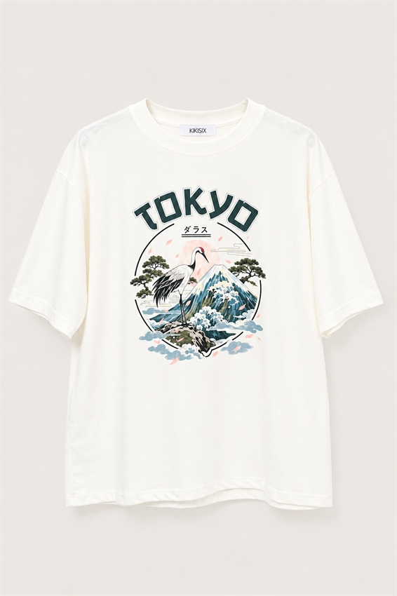 T-SHIRT CON STAMPA TOKIO