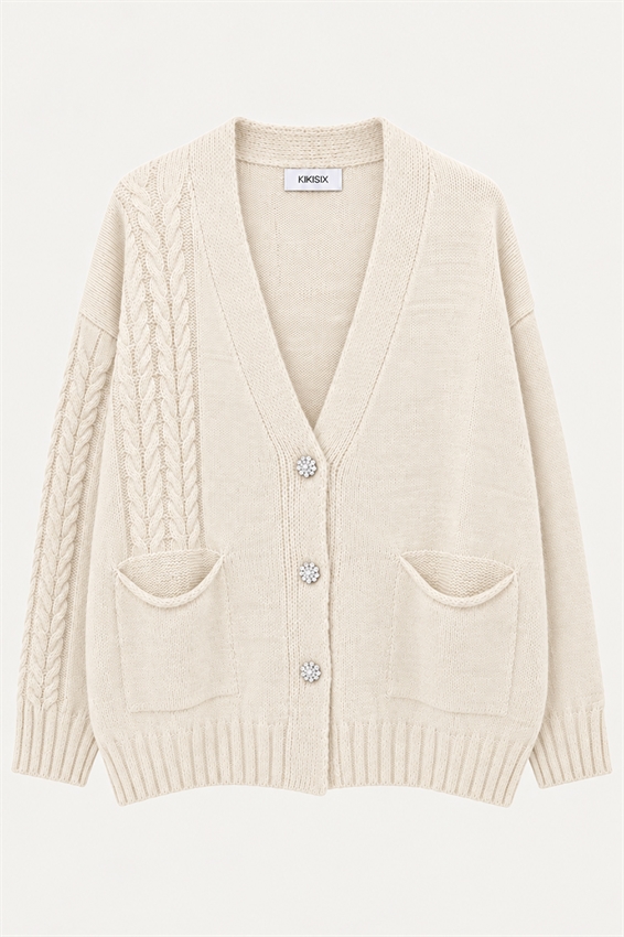 CARDIGAN OVER + TRECCIA