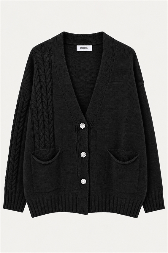 CARDIGAN OVER + TRECCIA