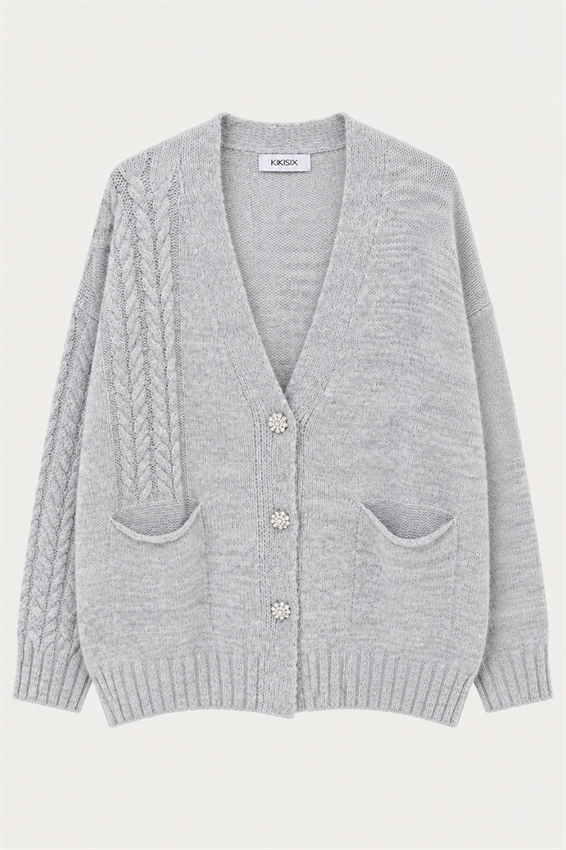CARDIGAN OVER + TRECCIA