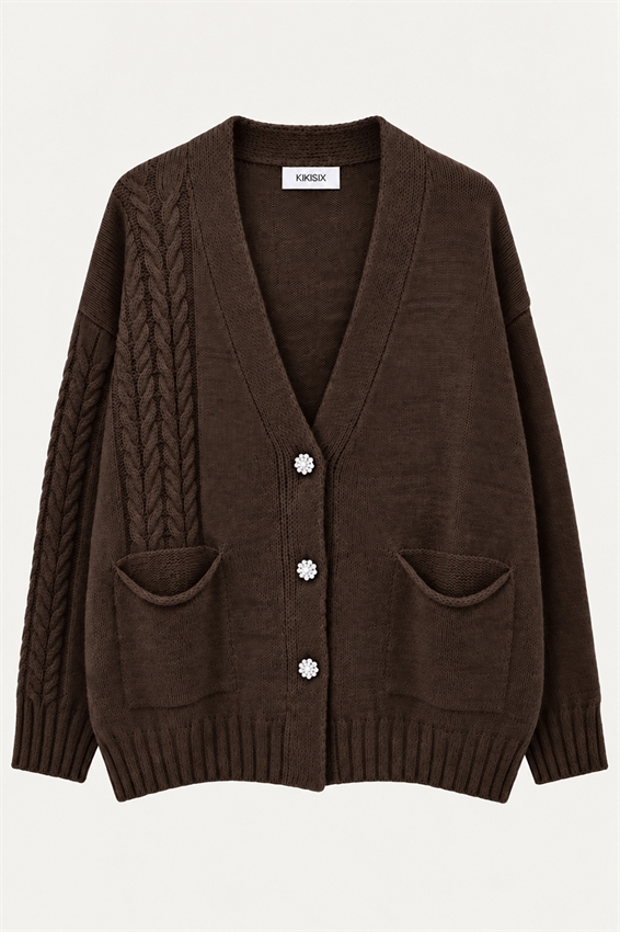 CARDIGAN OVER + TRECCIA