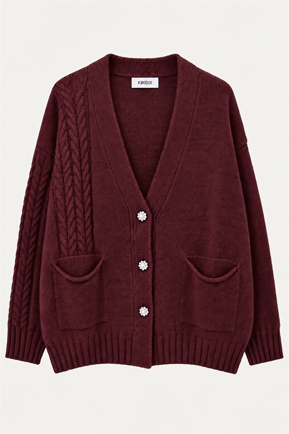 CARDIGAN OVER + TRECCIA