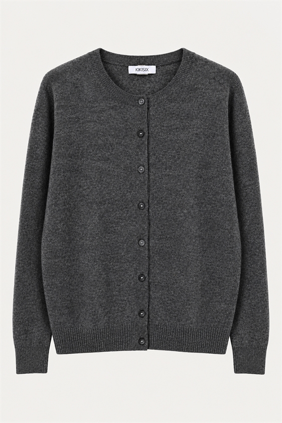 CARDIGAN PARICOLLO MISTO CASHMERE