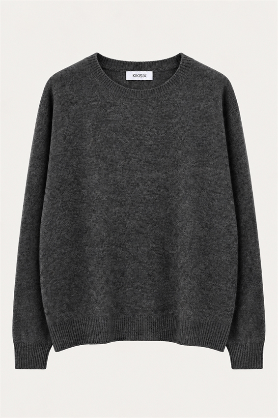 MAGLIA OVER PARICOLLO MISTO CASHMERE