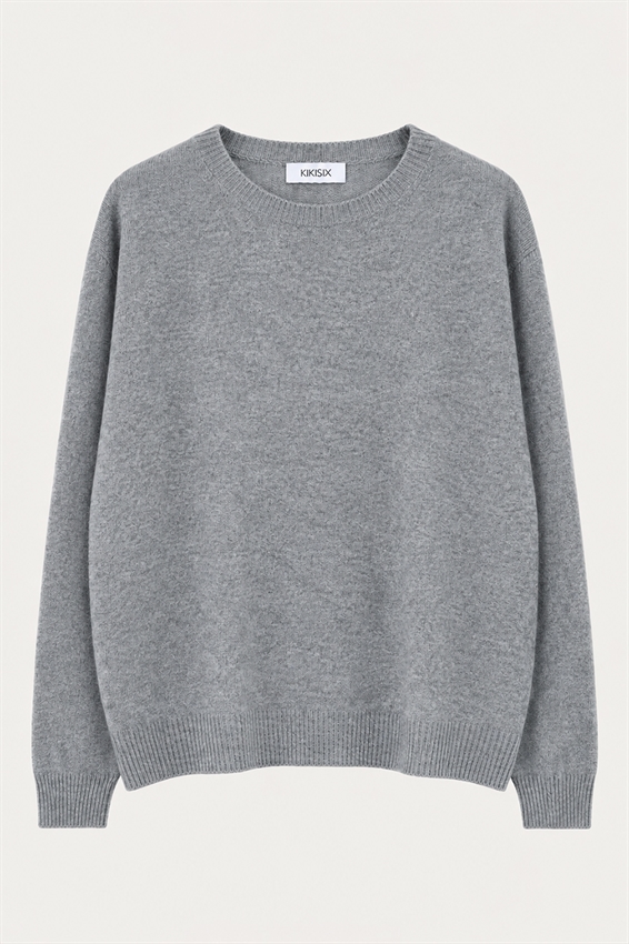 MAGLIA OVER PARICOLLO MISTO CASHMERE