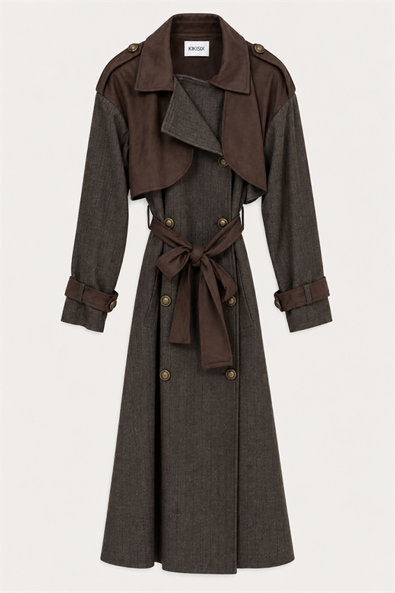 TRENCH LUNGO DAINETTO + RIGA