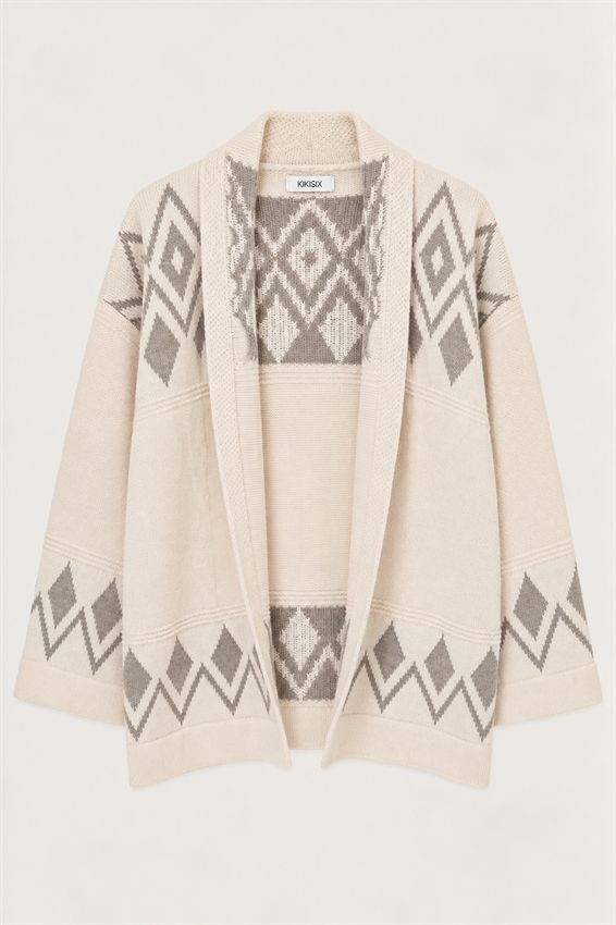 CARDIGAN APERTO ROMBI