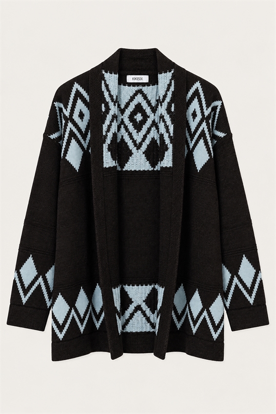 CARDIGAN APERTO ROMBI