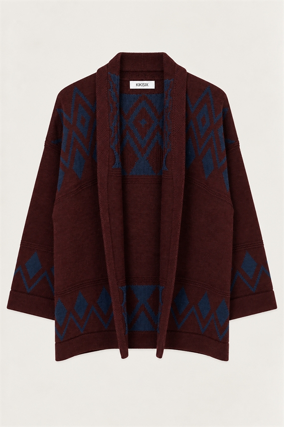 CARDIGAN APERTO ROMBI