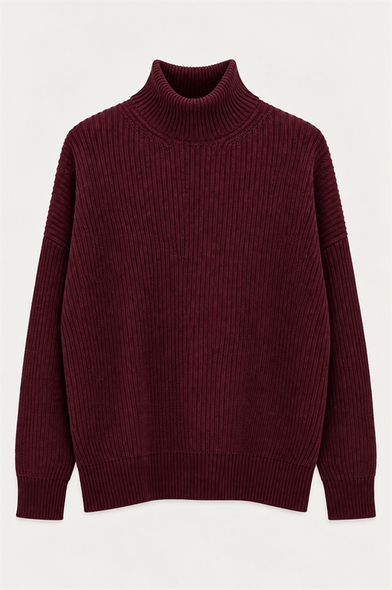 MAGLIA COSTA MISTO LANA MANICA SVASATA