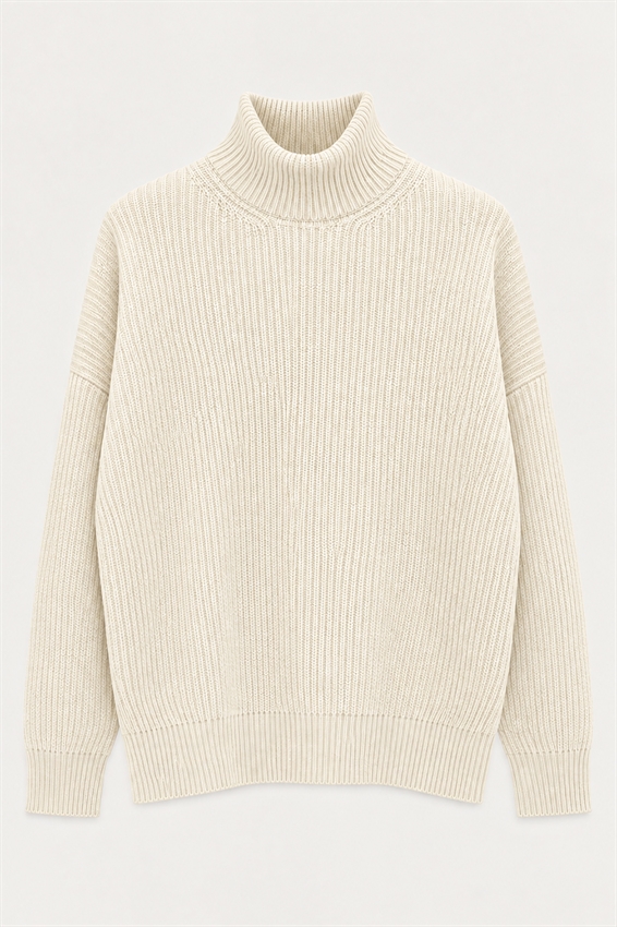 MAGLIA COSTA MISTO LANA MANICA SVASATA