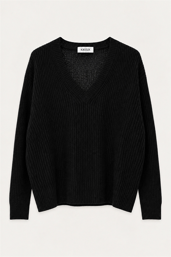 MAGLIA COSTE SCOLLO V MISTO LANA