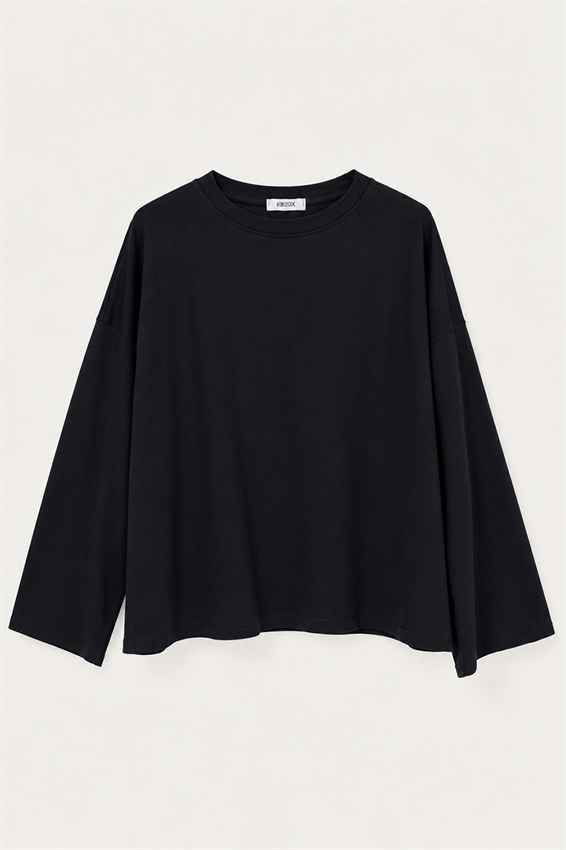 MAGLIA OVER PARICOLLO CON FRANGE
