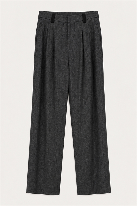 PANTALONE PIEGHE + RIGA