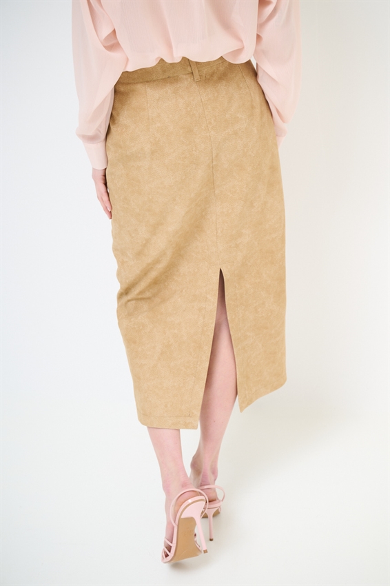 GONNA LUNGA AVVITATA CROSTA SABBIA